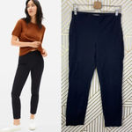 Everlane ‎ The Side-Zip Stretch Cotton Pant Black Charcoal Size US 6 Photo 1