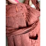 Anthropologie ETT:TWA By Tie Waist Rose Terrcotta Cropped Pull On Pants Size 4 Photo 6