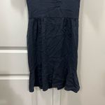 Fendi Navy Blue Puff Sleeve Collared V-Neck Dress Size 40 EU $1,250 Photo 1