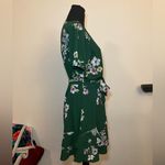 Purple Snow - Emerald Green Floral Minidress size XL‎ Photo 2