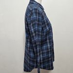 Alexander Jordan Blue & Gray Plaid Flannel Button Down Size Medium Photo 3