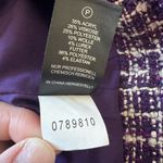 House of Harlow Women's 1960 Purple Blazer Chic Style Tweed Workwear Size M Photo 5