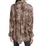 AllSAINTS Inez Kiku Cheetah Print Button Down Shirt Photo 1