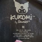 Hot Topic KUROMI BY SANRIO BLACK PINK 00 JERSEY STYLE GRAPHIC BOXY TEE  MEDIUM Photo 13