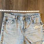 American Eagle Outfitters Skater Distress High Rise Jean Shorts Size 8 Photo 6