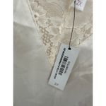 AdoreMe Womens Cream Satin Slip Tank Lace Size 2X NWT Sexy Lingerie Sleep Photo 6