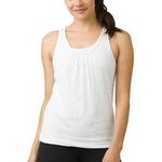 prAna Mika Double Layer Tank Top in White Size XS Photo 0