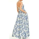 Speechless  Blue Metallic Halter Evening Formal Dress Gown Size‎ 0 New with Tags Photo 3