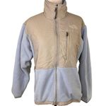 The North Face Women's Light Blue & Grey Zip Up Nylon Polyester Jacket Small Photo 0