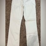 Lands' End Classic White Mid Rise Jeans Size 12 Photo 2