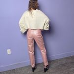 Bagatelle Vintage ‎ 100% Leather Pants in Pink Size 6 Fits Like a 0 Photo 6