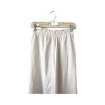 Show Me Your Mumu White Wide Leg Pants Elastic Waist Crop Lightweight Small NWT Photo 4
