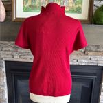 Cable & Gauge  Bold Red Turtleneck Top Photo 2
