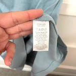 Everlane The 90’s Mini Dress Cap Sleeve Square Neck Canvas Blue Size M Photo 3