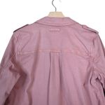 Gap  Womens M Dusty Pink Core Shirt Jacket Shacket Photo 3