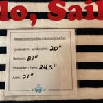 J.Crew Women's Hello, Sailor Striped 3/4 Sleeve Pullover T-Shirt Size Medium Photo 6
