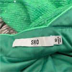 Tadashi Shoji  Sho Sasha Halterneck Gown Lime Green 10 Photo 3