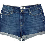 Paige  Jimmy Jean Shorts Womens 6/28" Tess Cuffed Raw Hem Distressed Denim‎ Jorts Photo 0