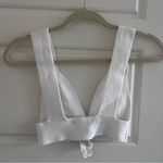 Forever 21  Ivory Ribbed Knit Top Photo 3