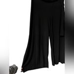 Jules & Leopold  Classic Black Wide-Leg Below the Knee Pants Size M Photo 6