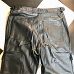 We Wore What NWT  Black Vegan Leather Utility Cargo Pants Jogger Moto Grunge 90s 31 Photo 10