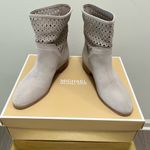 Michael Kors suede sunny bootie grey boots size 9M Photo 2