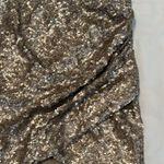 Chelsea and Violet szM faux wrap drape elastic waist stretch sequin mini skirt EUC Photo 2