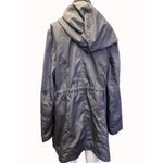 Calvin Klein Women's Grey Hooded Trench Coat Size L SKU 5516 Photo 1