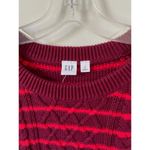 Gap  Striped Pullover Cotton Heavy Sweater Red Size Small NEW with tags Photo 4