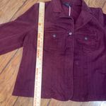 Venezia Deep burgundy Jacket EUC woman’s size 14/16 Red Photo 6