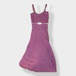 Revolve  Rebecca Taylor Swiss Dot Chiffon Maxi Dress Pink Size‎ 0 Party Sundress Photo 3