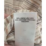 Lucky Brand  Square Neck Linen Blend Cropped Loose Fit Striped Tank Photo 4