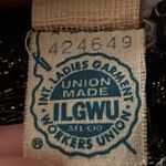 Seasons V Vintage Union Label 1960s Silver‎ Shimmer Blouse Top Size 8 Zipper Silver Photo 12