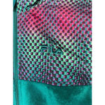 FILA  Sport Fleece Faux Fur Turquoise Green Zip Up Jacket Sz XS Photo 6