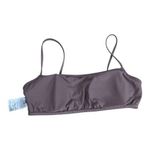 Adidas Iconisea Ribbed Lilac/Pink Bikini Top Size M Medium Support Pull-On Photo 5