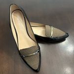 The Limited  Oalita Black & Tan Flats Sz 8.5 EUC houndstooth classic equestrian Photo 1