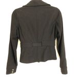 Me Jane  Black Wool blend zip Crop Jacket S Photo 5