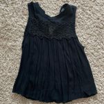 Black Lacy Tank Top Photo 0