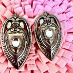 Costume Silver Victorian Vintage Costume Earrings Photo 2