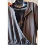 Short Sleeves Tiered Open Back Jumpsuit shorts Black romper size Large Photo 6