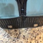 Coach  Poppy Quilted Crinkled Leather Black Shoulder Bag  Blue Inside Y2K #19856 Photo 13