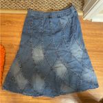 Studio West Jean Patterned MIDI Skirt Photo 1