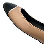 Michael Kors EUC Leather Colorblock Logo Embossed Flats Photo 4
