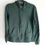 Pact  Organic Cotton Zip-Up Hoodie Sage Green Size Small Photo 0