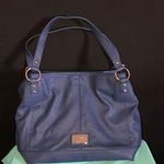 Nine West Navy Blue & Silver Purse Photo 0