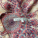 Violet+Claire  Sleeveless Medallion Print V Neck Top Size‎ Large Photo 5