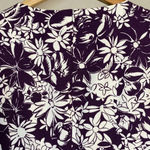 Brooks Brothers 346 Women's Size 16 Sleeveless Floral Sheath Dress Purple White Photo 12