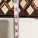 Eddie Bauer  Burgundy Knee Length Geometric Pattern Skirt Women's Size 4 Photo 4