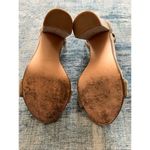 Steve Madden  Beige Carrson High Heel Ankle Strap Block Heel Sandal Size 6 Photo 5