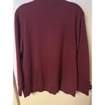 Quacker Factory  Sequin Swirl Bomber Jacket SZ Medium Wine Zip Up Women Photo 7